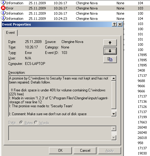 Promise not kept in Event
Viewer