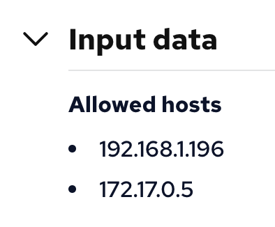 list of IP addresses with 192.168.1.103 removed
